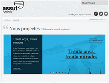 Tablet Screenshot of fundacioassut.org